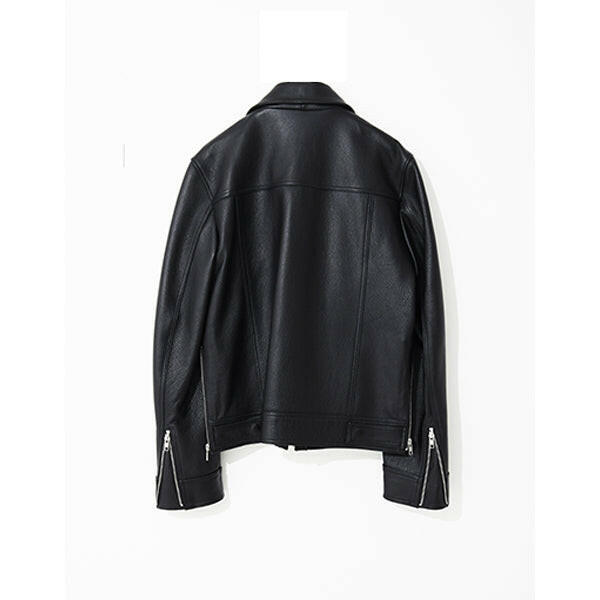 Men's Retro Zip-Up Side Zipper Leather Jacket