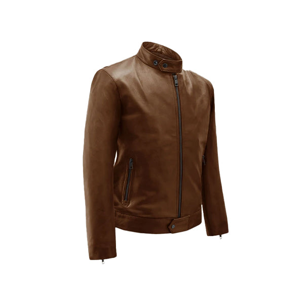 Men's Spanish Brown Leather Jacket