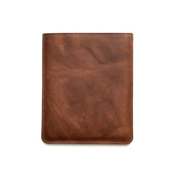 Whiskey Leather iPad Sleeve Vertical