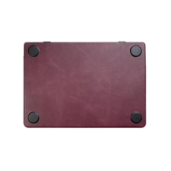 MacBook Merlot Leather Case