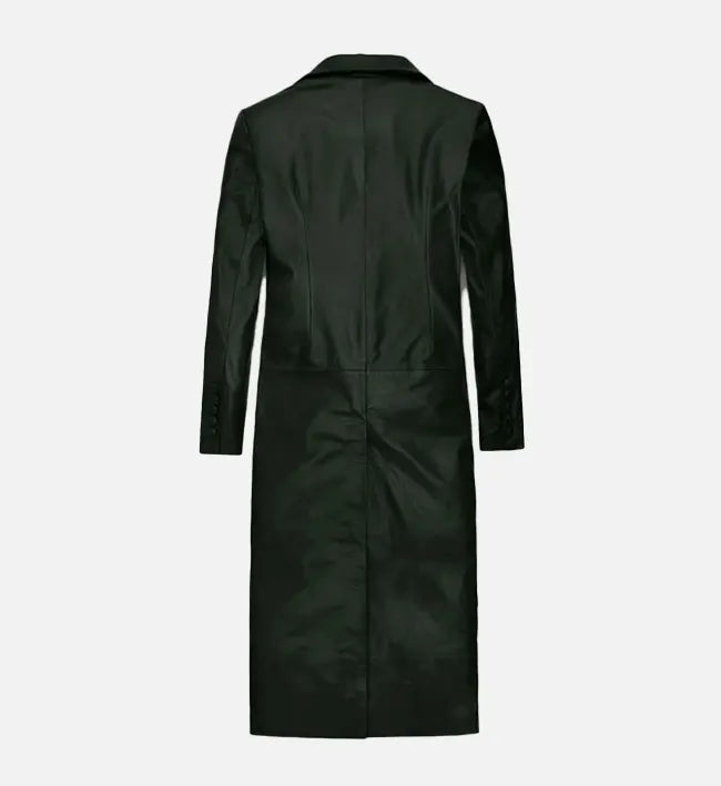 Women's Chelsea Leather Long Coat