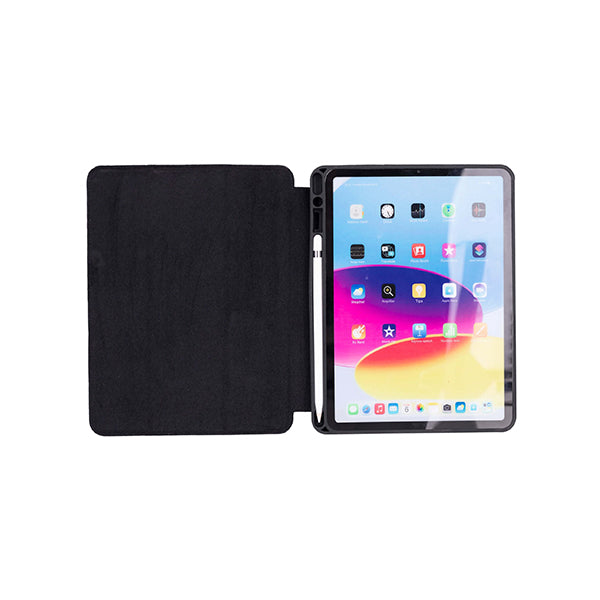 iPad Trigon Leather Folio Peddled Black