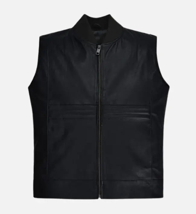 Men's Highway Forge Leather Vest