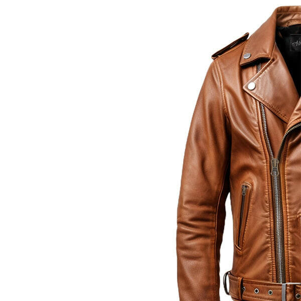 Men's Vintage Brown Biker Leather Jacket