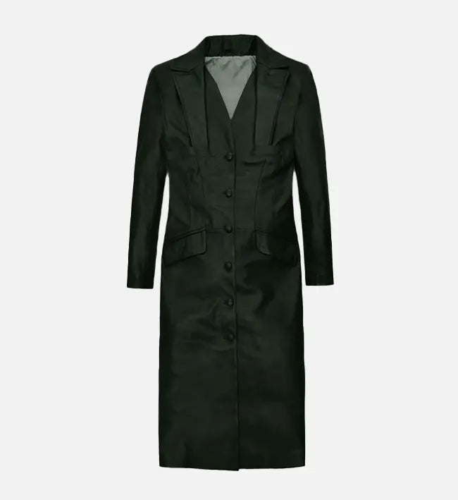 Women's Chelsea Leather Long Coat