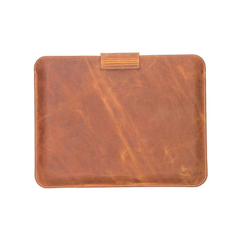 iPad Golden Brown Leather Sleeve