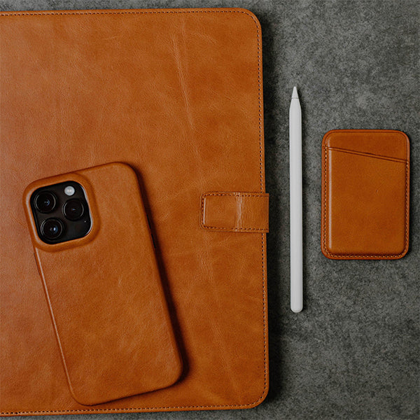 iPad Leather Case Sienna