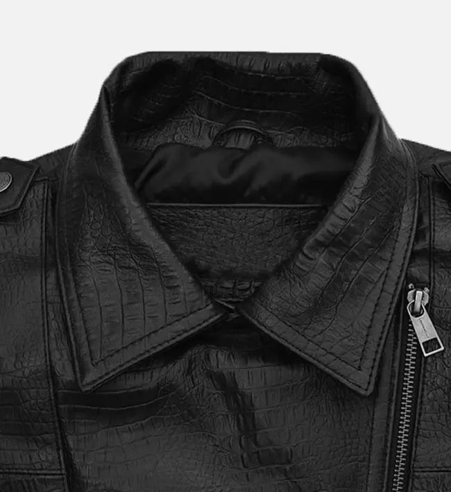 Men's Steel Crest Leather Biker Vest