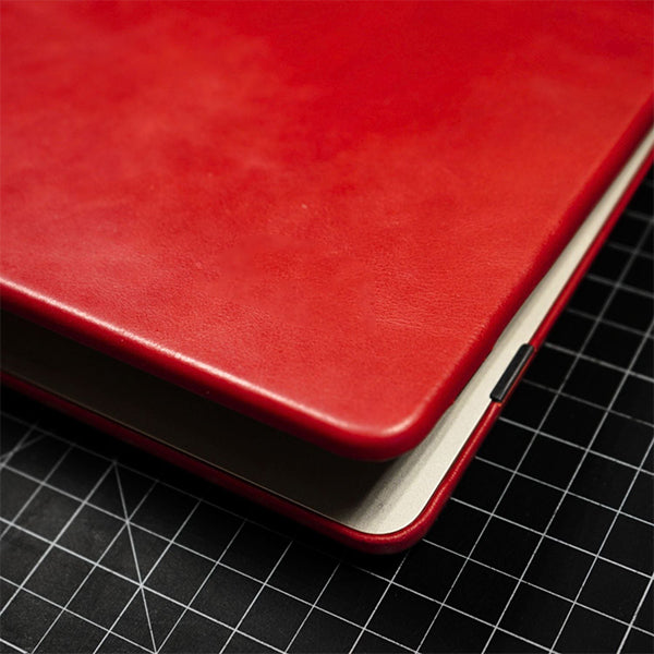 MacBook Red Leather Case