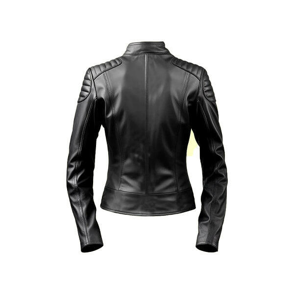 Women's Stylish Black Leather Jacket