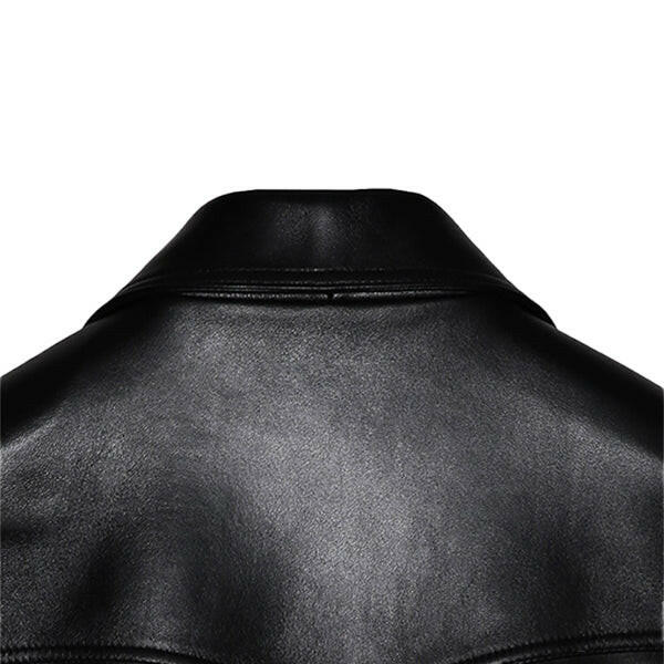Men's western Black Biker Leather Jacket