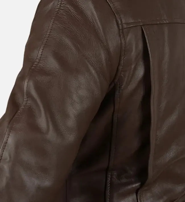 Inception Cobb Dark Brown Leather Jacket