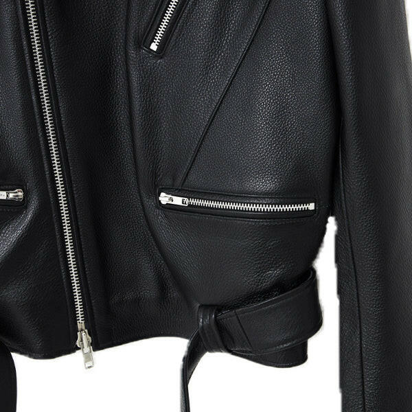 Men's Collar Edge Black Rider Jacket
