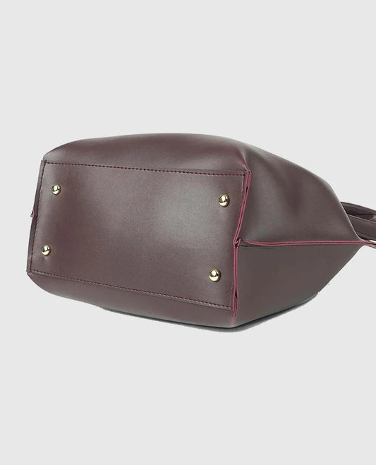 Daily Tote Bag Maroon