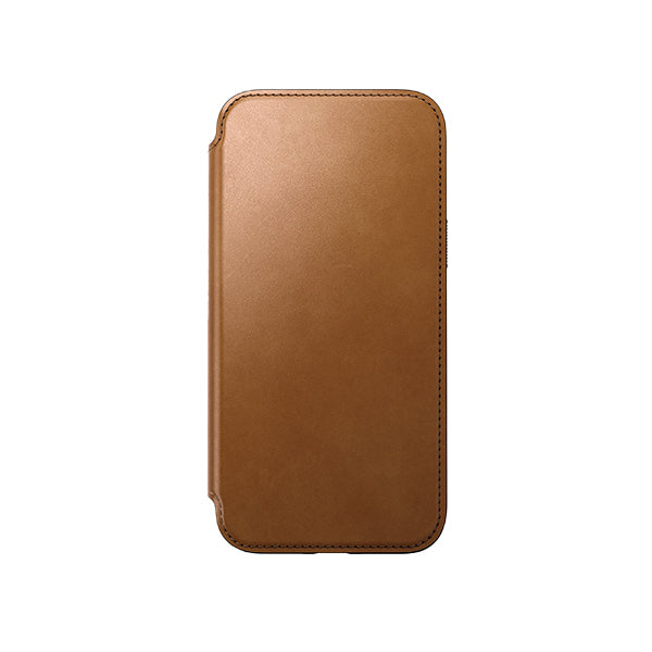 iPhone Modern Leather  English Tan Folio