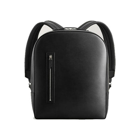 AU Black Leather Backpack