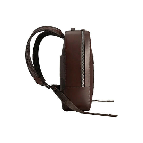 Au Chocolate Brown Leather Backpack