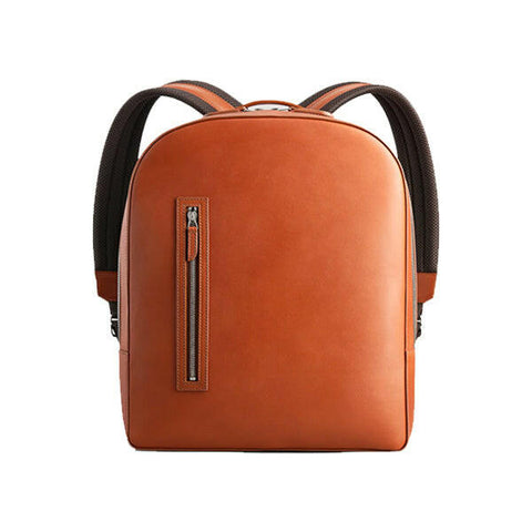 AU Cognac Leather Backpack