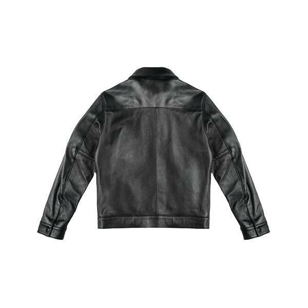 Black Slim Fit jacket for men - AU LeatherX