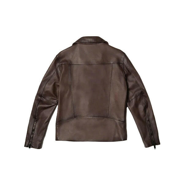 Men's Brown Biker Jackets - AU LeatherX