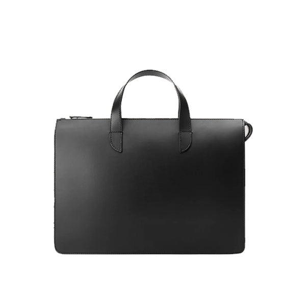 Elysian Black Leather Briefcase