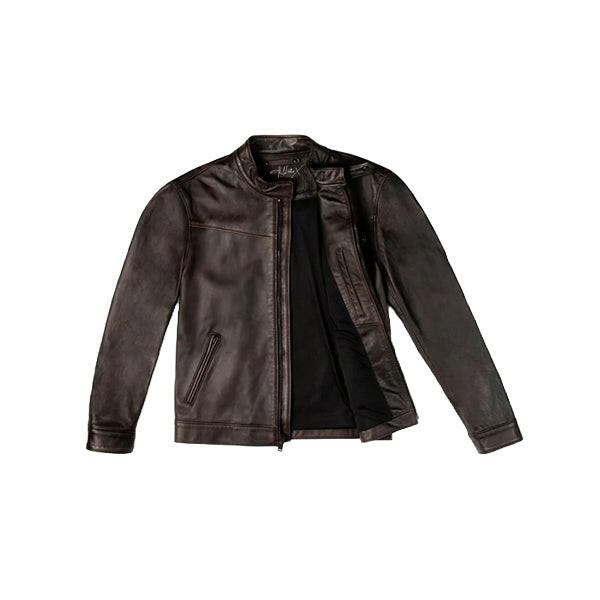Men's Vintage Brown Biker Jacket - AU LeatherX