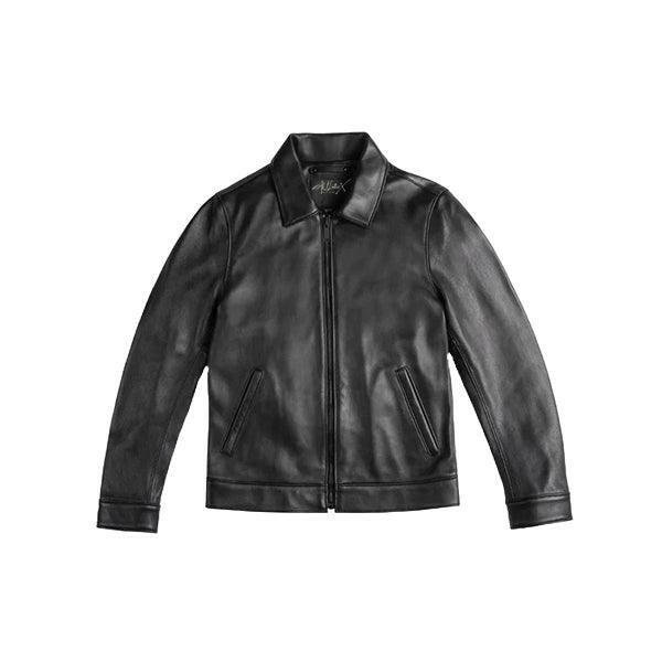 Black Slim Fit jacket for men - AU LeatherX