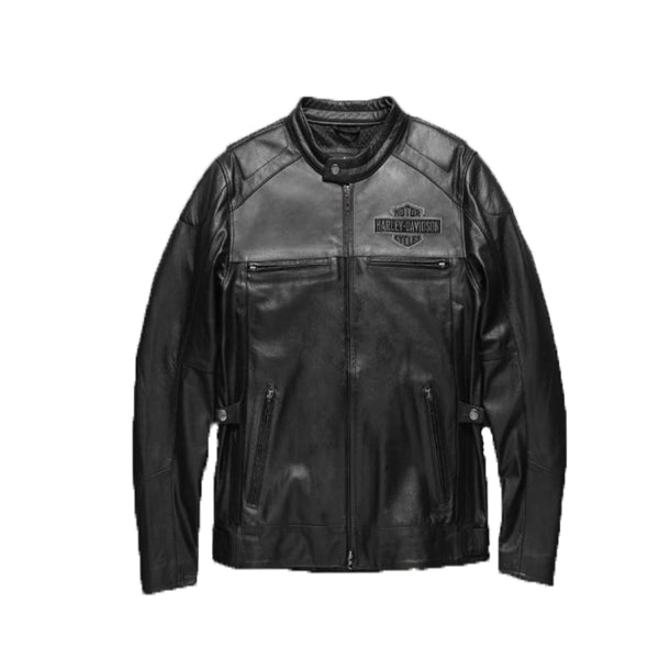 Legendary Harley Davidson men's Black Leather Jacket - AU LeatherX