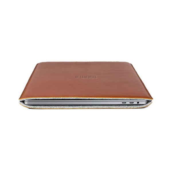 MacBook Brown Leather Sleeve