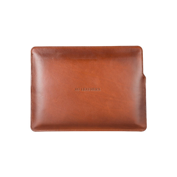 MacBook Burnished Tan Leather Sleeve