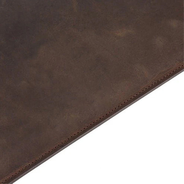 MacBook Distressed Coffee Leather Sleeve