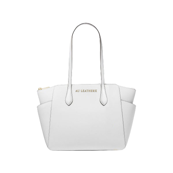 Marilyn Medium Saffiano Leather (Optic White)
