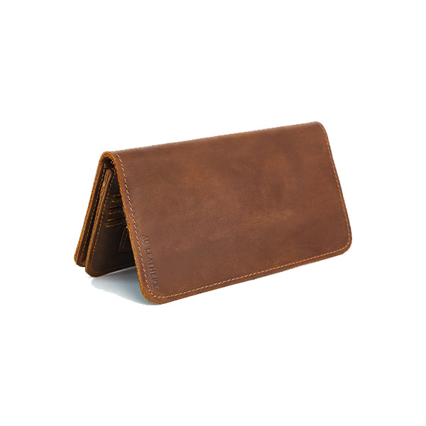 Men's Light Brown Long Wallet