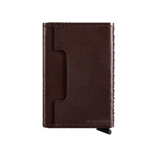 RFID Leather Chocolate Card Holder