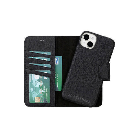 iPhone Wallet Case Pebble Black