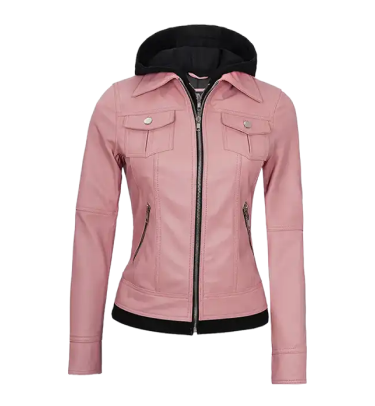 Women’s Leather Jacket Bomber Style test 1
