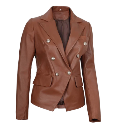 Men's Bomber Brown Leather Jackettest5