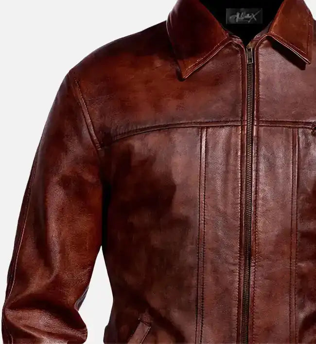 Inception Cobb Brown Leather Jacket