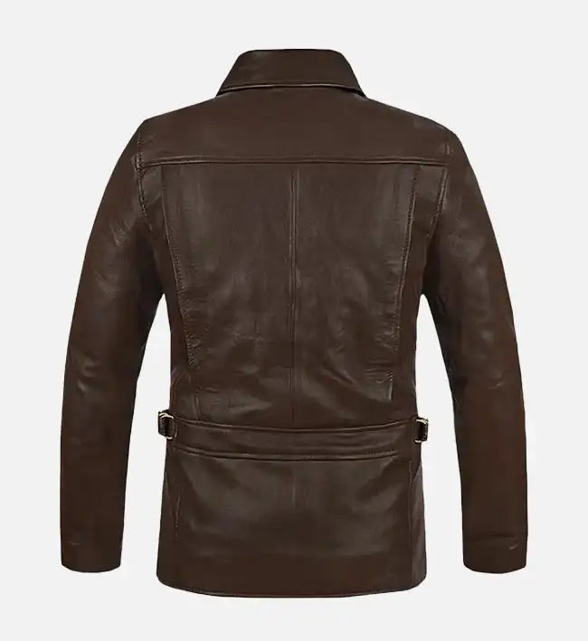 Inception Cobb Dark Brown Leather Jacket