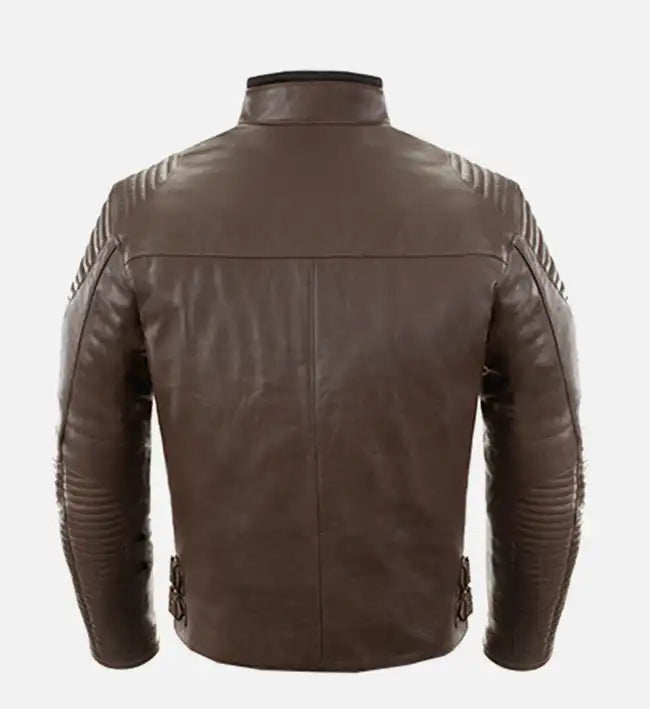 Men's  Sprint  Brown Leather Jacket