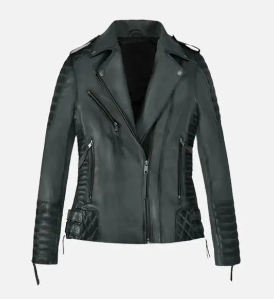 mens charles burnt charcoal leather jacket