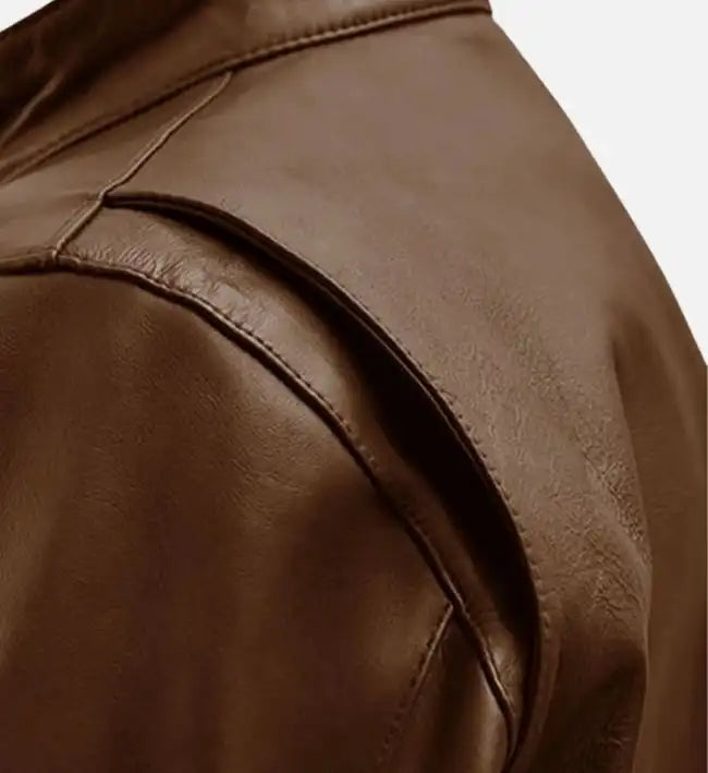 Men's Spanish Brown Leather Jacket