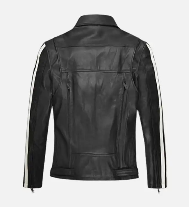 Men's Vintage Black Leather Jacket