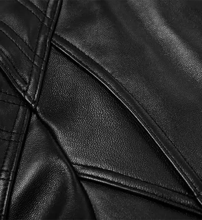 mens biker leather jacket
