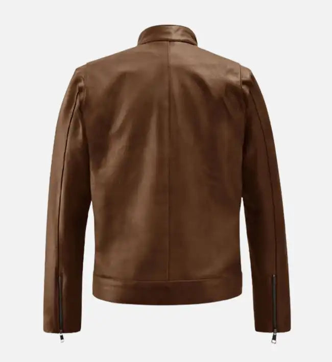 Men's Spanish Brown Leather Jacket