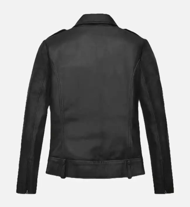 Women’s Classic Black Biker Leather Jackets